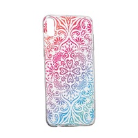 Husa pentru LG K20 (2019), Mandala color, rezistenta la uzura, anti-alunecare, 72