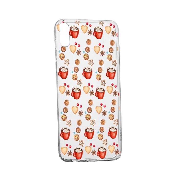 Karácsonyi telefontok, Motorola Moto E6-hoz, kopásálló, csúszásgátló, 343