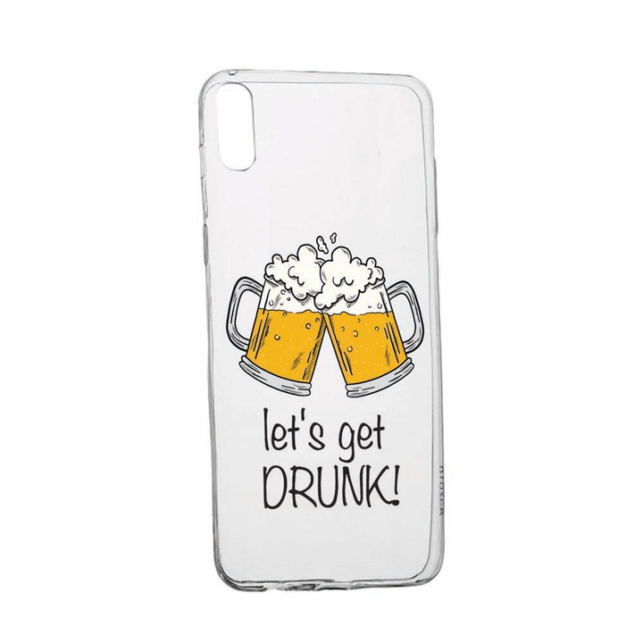 Tok Motorola Moto E6-hoz, kopásálló, csúszásgátló, Let's Get Drunk, 170