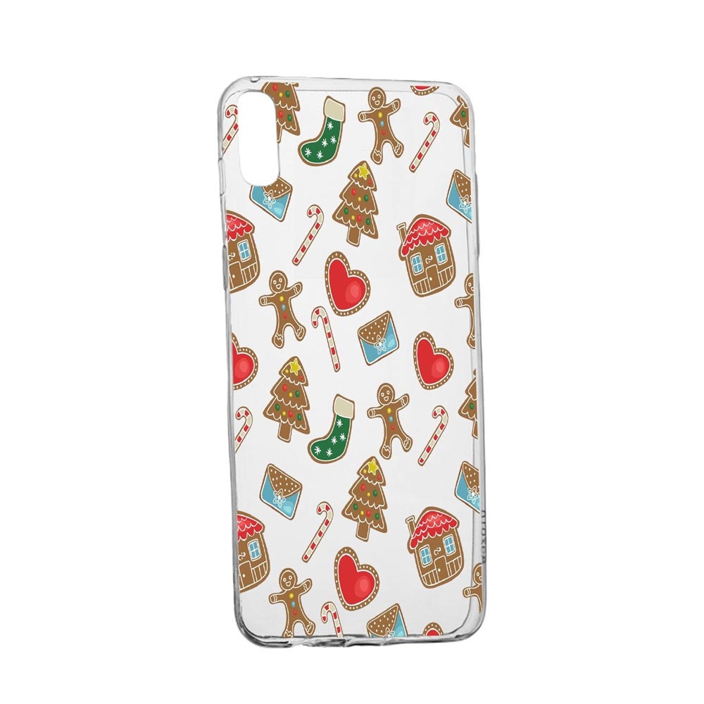 Husa Silicon Xmas, Compatibila cu LG K22, rezistenta la uzura, anti-alunecare, 353