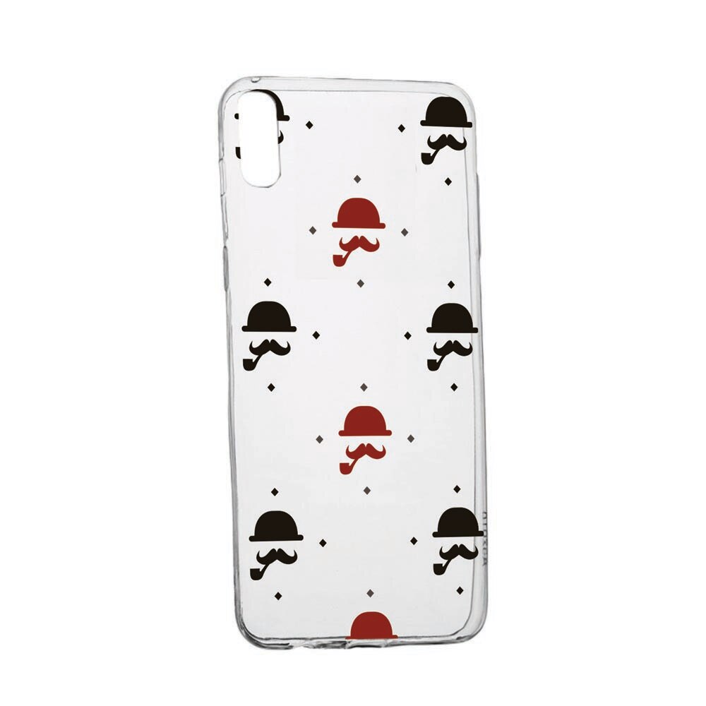 Husa Silicon Compatibila cu LG K22, rezistenta la uzura, anti-alunecare, Mustache, 180