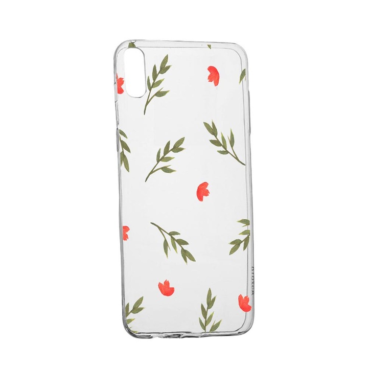 Силиконов кейс, За Motorola Moto E6, Flower, 516