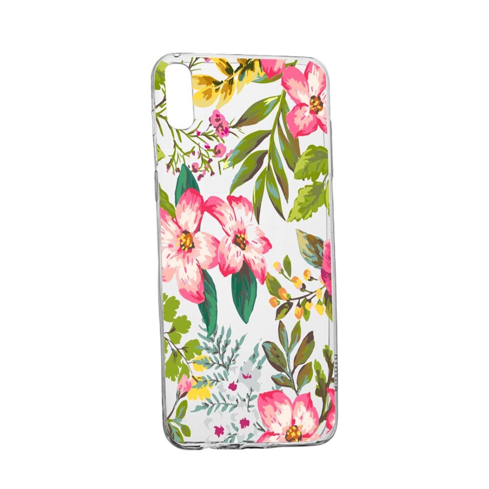 Husa Flori, culorile de pastel, pentru Alcatel 1B (2020), rezistenta la uzura, anti-alunecare, din silicon Premium, 510