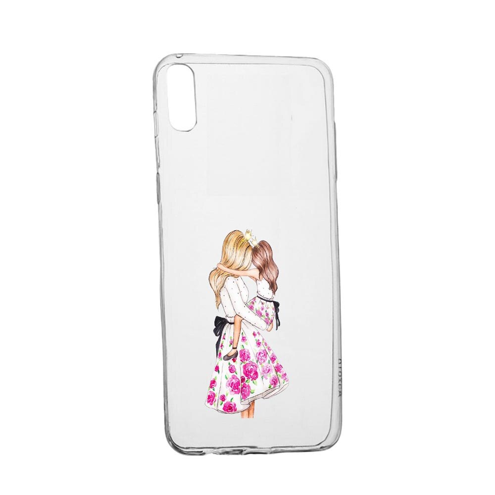 Husa Mommy's Girl, pentru Alcatel 1B (2020), rezistenta la uzura, anti-alunecare, din silicon Premium, 554