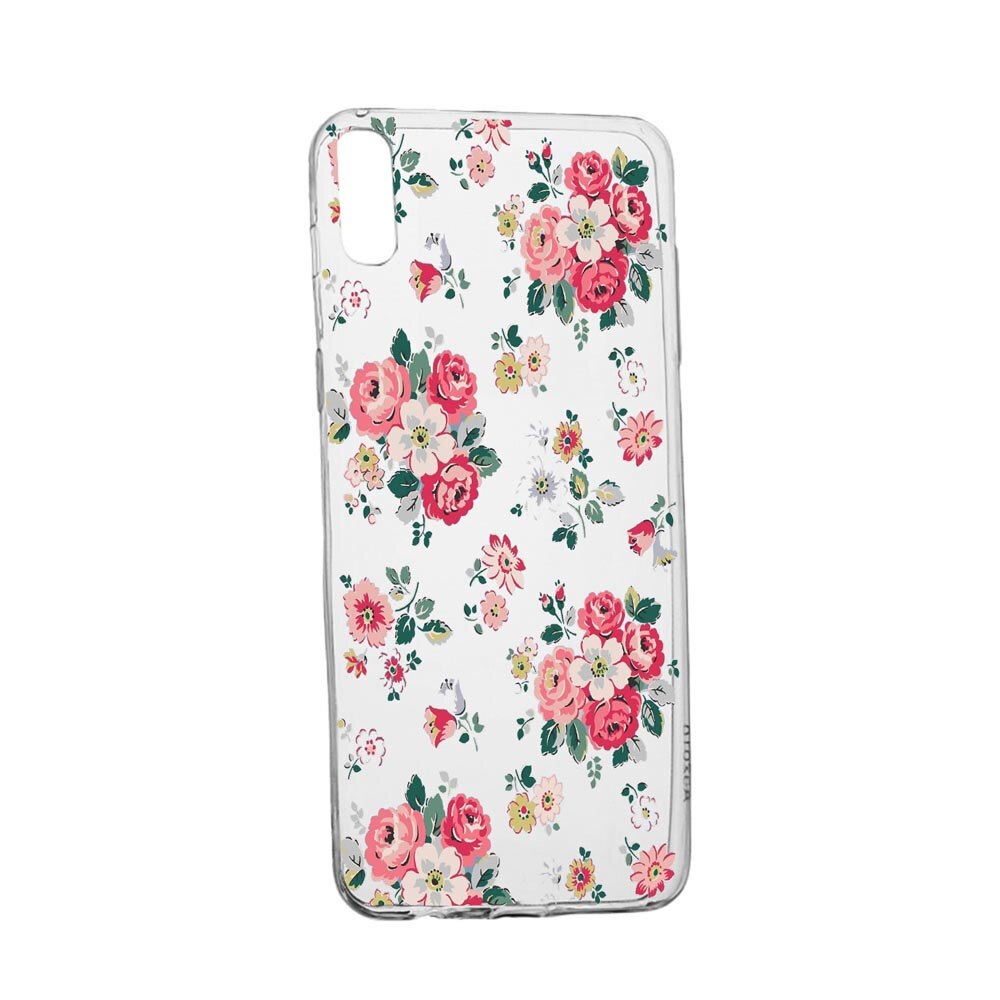 Husa Flori, culorile de pastel, pentru Alcatel 1B (2020), rezistenta la uzura, anti-alunecare, din silicon Premium, 511