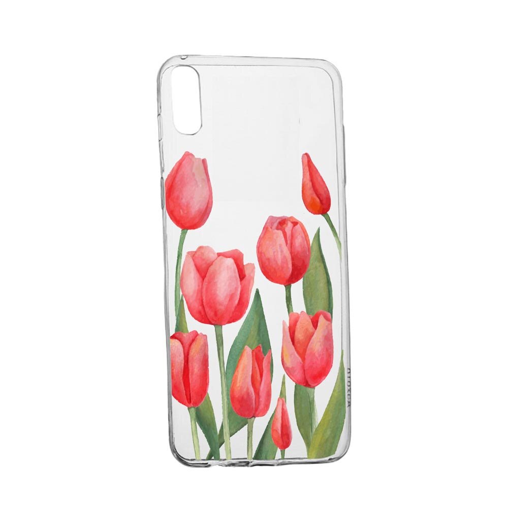 Husa Silicon Red Roses, Compatibila cu LG K22, rezistenta la uzura, anti-alunecare, 633