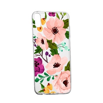 Husa Silicon Flowers, Compatibila cu LG K22, rezistenta la uzura, anti-alunecare, 629 Husa Silicon Flowers, Compatibila cu LG K22, rezistenta la uzura, anti-alunecare, 629