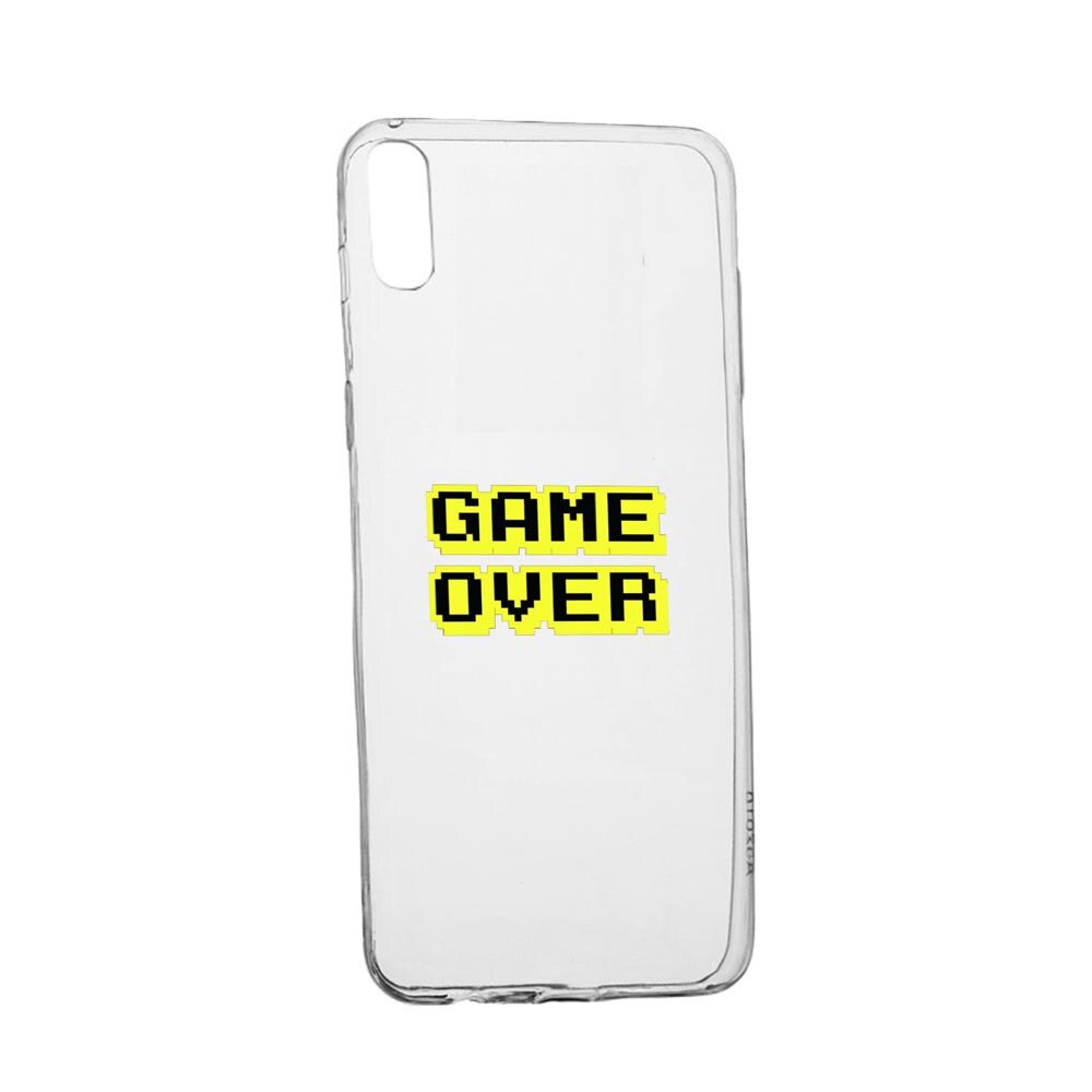 Husa Game Over, pentru Alcatel 1B (2020), rezistenta la uzura, anti-alunecare, din silicon Premium, 671