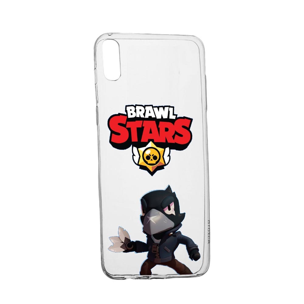 Husa Brawl Stars Crow, pentru Alcatel 1B (2020), rezistenta la uzura, anti-alunecare, din silicon Premium, 644