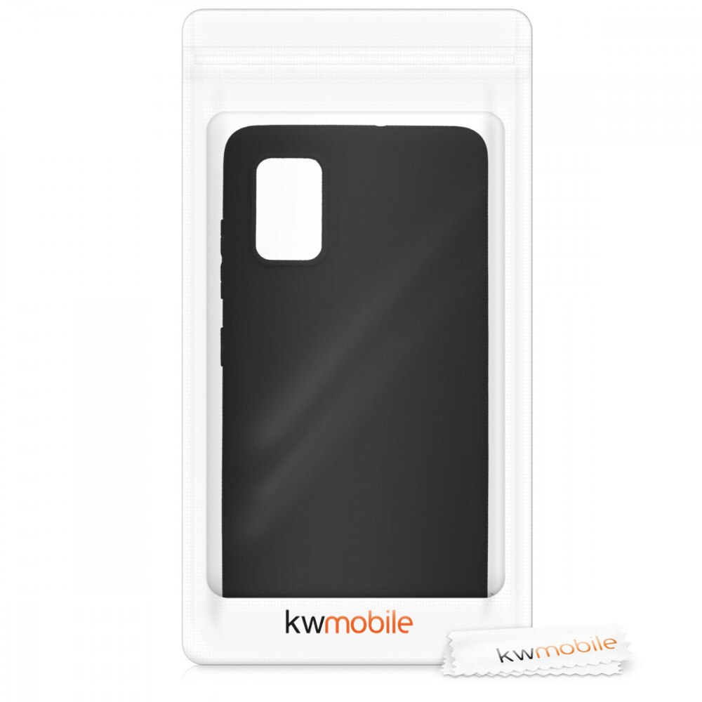 Husa pentru Samsung Galaxy A71, Silicon, Negru, 51208.47