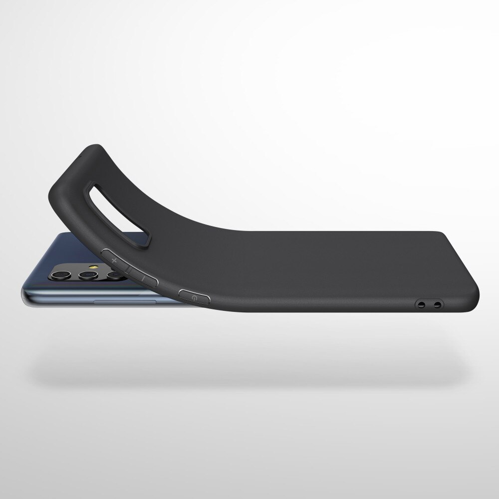Husa pentru Samsung Galaxy A71, Silicon, Negru, 51208.47