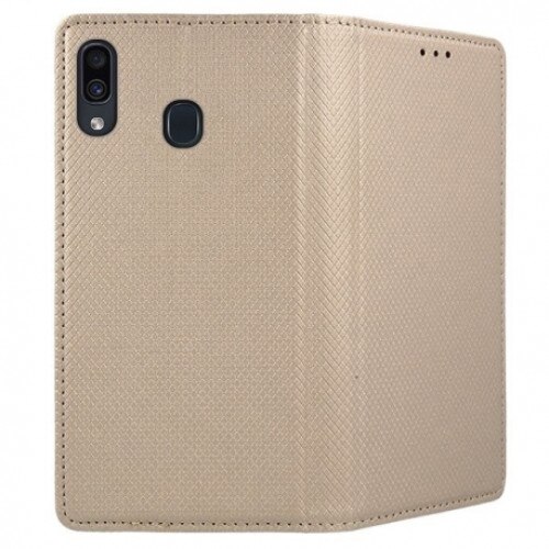 Husa ZTE Blade A602 - Flip Magnet(Auriu) Paramount