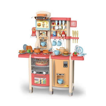 Bucatarie pentru copii cu lumini si sunete, 63 accesorii Bucatarie pentru copii cu lumini si sunete, 63 accesorii