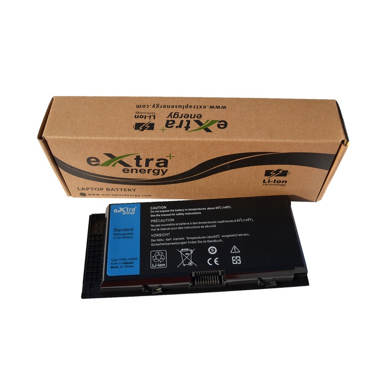 Li-Ion laptop akkumulátor használható Dell M4600 M4700 M6600 4400 mAh 6 cellával
