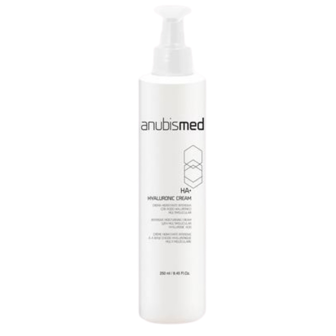 Crema hidratanta pe baza de molecule de acid hialuronic AnubisMed HA+Hyaluronico Cream 250 ml