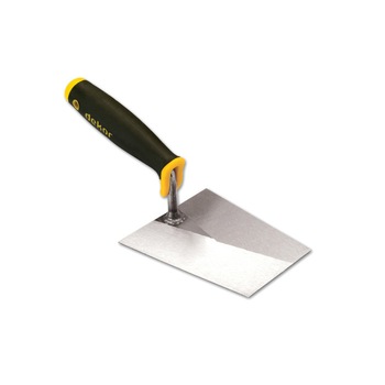 Mistrie profesionala Dekor pentru zidarie, otel, maner ergonomic, 140 x 116 x 85 mm Mistrie profesionala Dekor pentru zidarie, otel, maner ergonomic, 140 x 116 x 85 mm