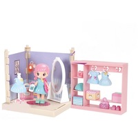 Jucarie pentru copii DIY, dressing room ,cu multe accesorii,lumini si sunete