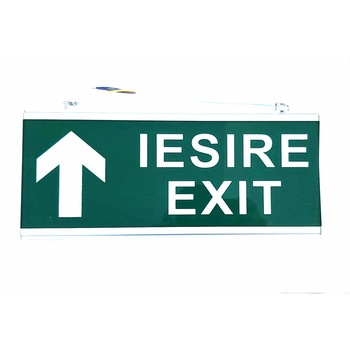 Corp de Iluminat exit cu led aplicat /atarnat 1 fata inainte Corp de Iluminat exit cu led aplicat /atarnat 1 fata inainte