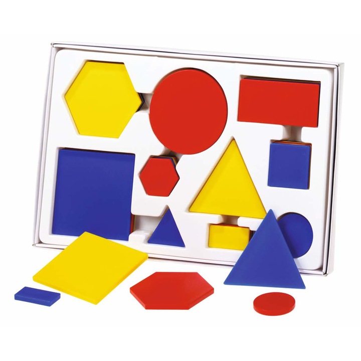 Set Forme geometrice din plastic 60 piese