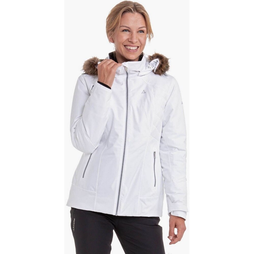 Geaca tehnologica de schi si snowboard, Schöffel Ski Jacket Maria Alm1, Alb