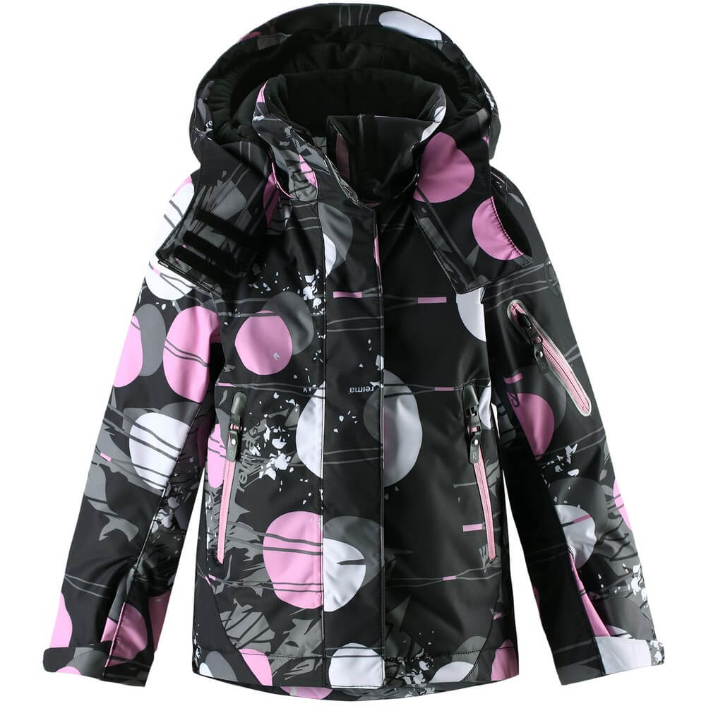 Geaca tehnologica de schi si snowboard, Reima Roxana, Negru, 92 CM Standard