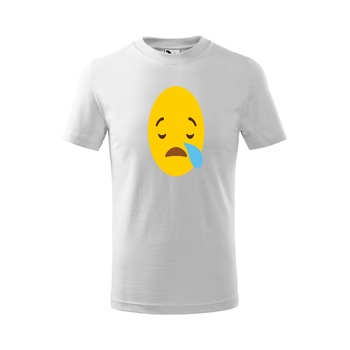 Tricou copii, Malfini, Emoji Sleeping with a Tear, Alb, 4 ani Tricou copii, Malfini, Emoji Sleeping with a Tear, Alb, 4 ani