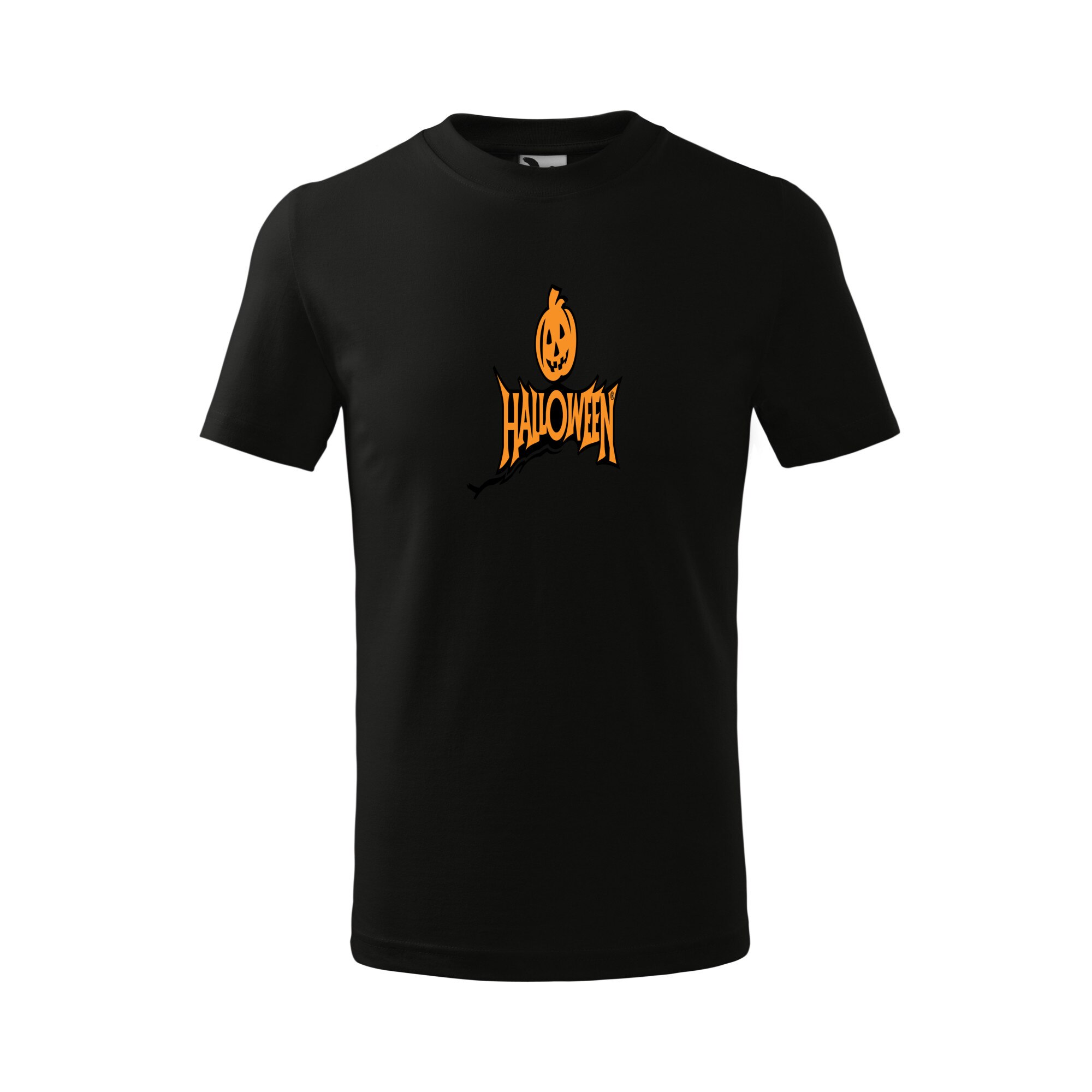 Tricou copii, Malfini, Halloween, Negru, 4 ani