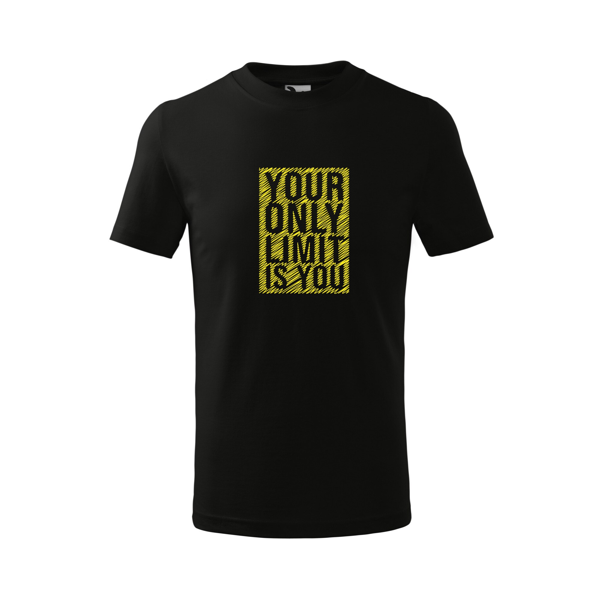 Tricou copii, Malfini, Your only limit is you, Negru, 4 ani