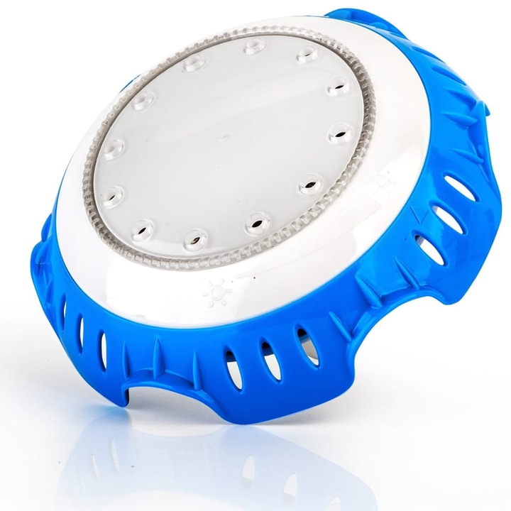 Lumina cu LED pentru piscina subterana, Gre, Plastic, Multicolor