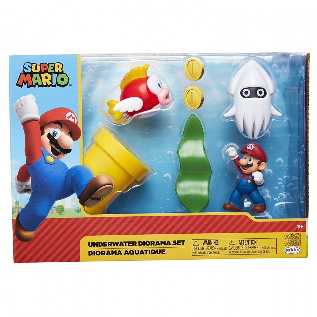 Set Underwater World of Nintendo Super Mario Diorama