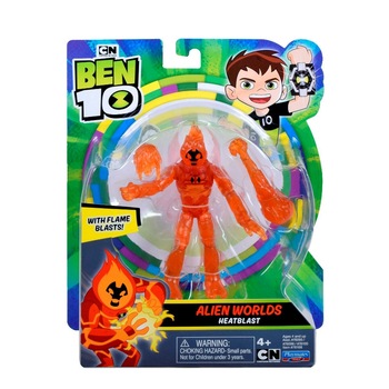 Figurina Ben 10 Alien Worlds Heatblast, 12 Cm Figurina Ben 10 Alien Worlds Heatblast, 12 Cm