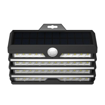 Lampa Exterioara Baseus LED cu panou solar si senzor de miscare, Neagra Lampa Exterioara Baseus LED cu panou solar si senzor de miscare, Neagra