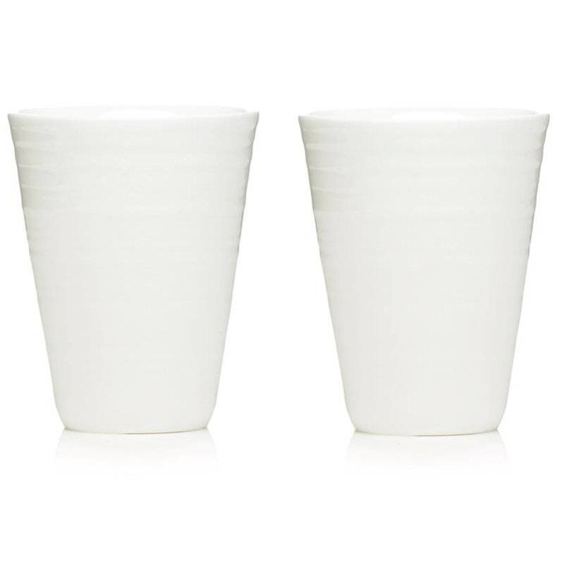 Set 2 cani cu perete dublu – Passion Termo Mug, Portelan, 280 ml, Alb