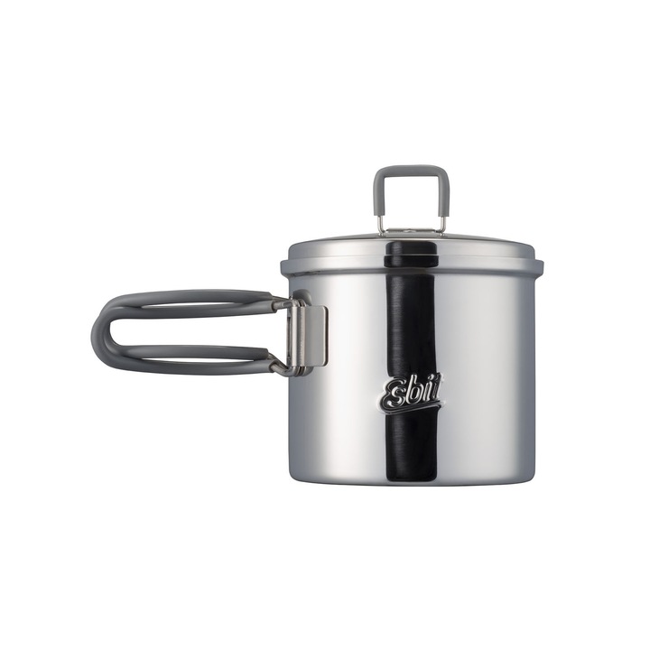Rozsdamentes acél edény tetővel Esbit PT625ST, 625ml