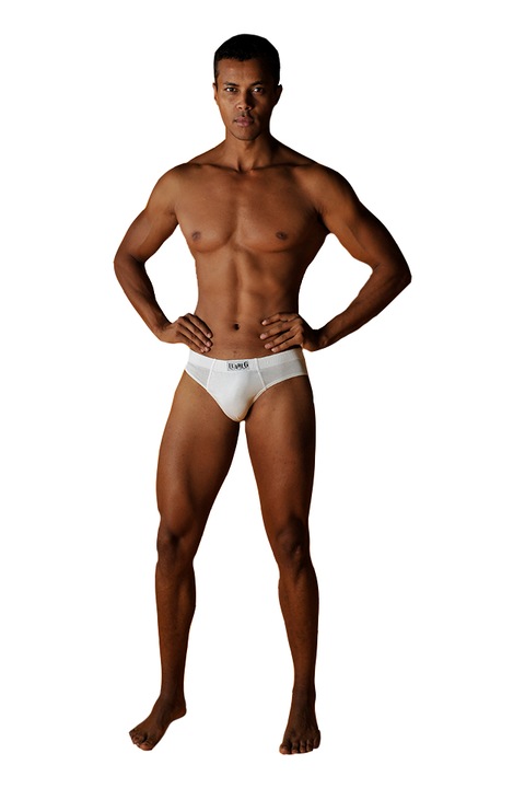 Slip Clasic barbati, Model 03, Tuareg, Alb
