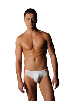 Slip Clasic barbati, Model 01, Tuareg, Alb Slip Clasic barbati, Model 01, Tuareg, Alb