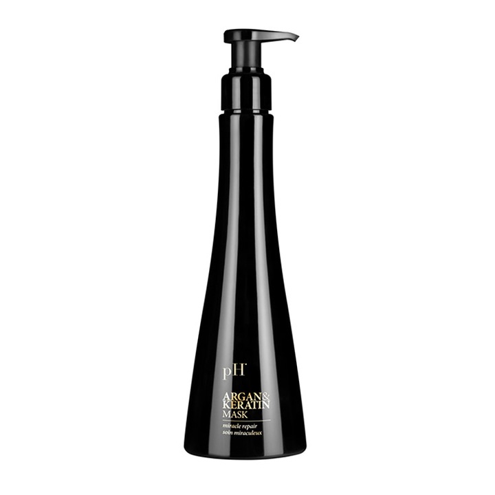 PH Laboratories Maszk sérült hajra, Argán & Keratin, 250 ml