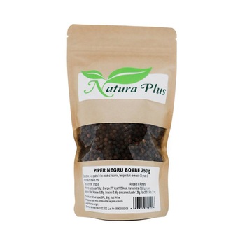 Piper Boabe 250 G Natura Plus Piper Boabe 250 G Natura Plus
