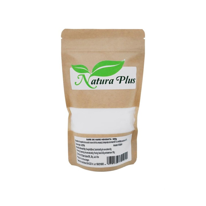 Sare de Mare Neiodata 500 G Natura Plus