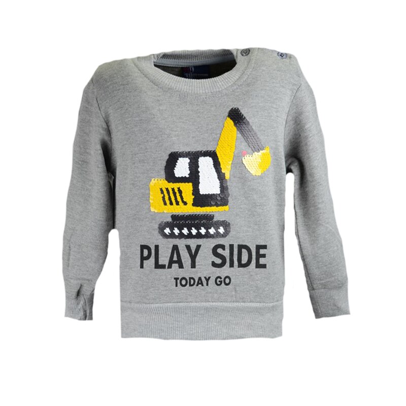 Bluza cu maneca lunga pentru baieti Happy House HB-2265-G, Gri