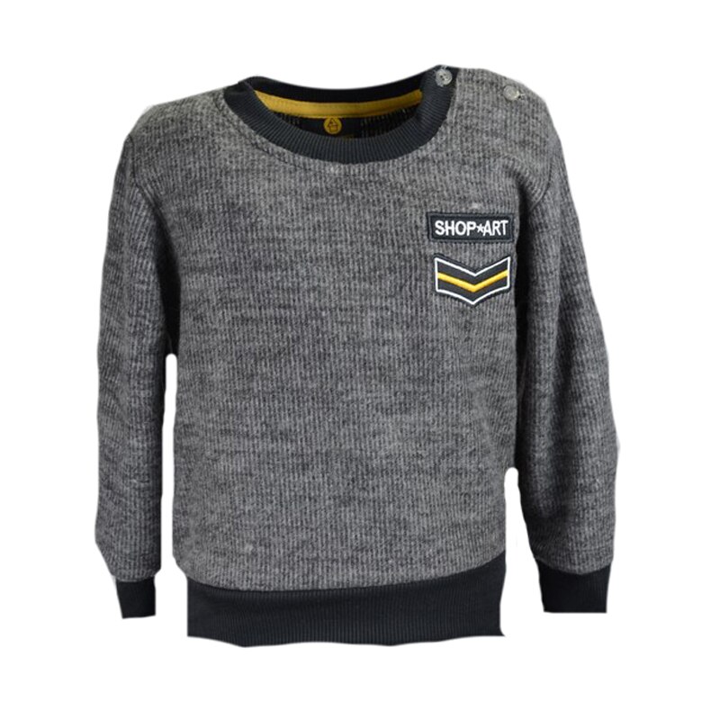 Bluza cu maneca lunga pentru baieti Happy House HB-2265-7, Gri