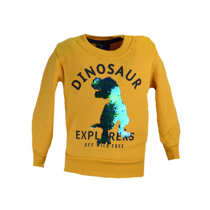 Bluza cu maneca lunga pentru baieti Happy House HB-2265-3, Galben