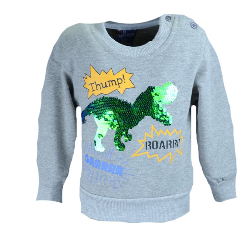 Bluza cu maneca lunga pentru baieti Happy House HB-2058-2, Gri