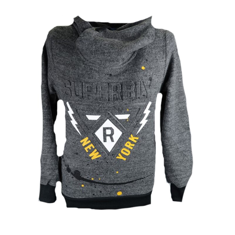 Bluza cu maneca lunga pentru baieti Happy House HB-2064, Gri