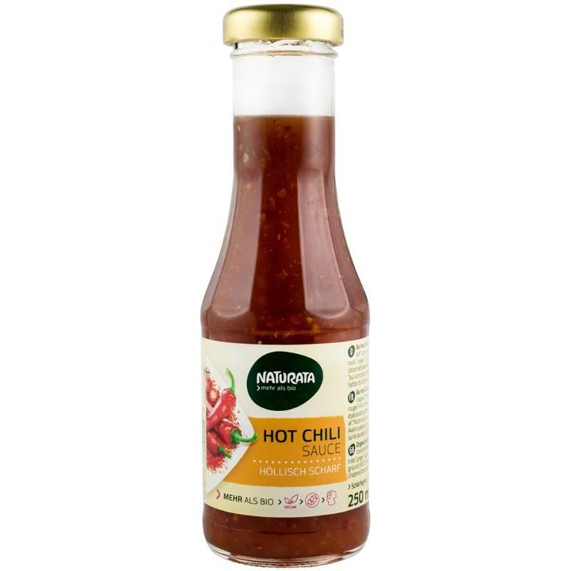 Sos Hot Chili Bio 250 mililitri Naturata