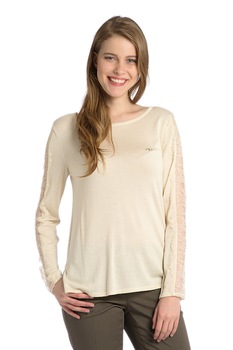 Pulover Dama, U.S. Polo Assn., G082SZ0TK.000.353126.VR071, Alb Pulover Dama, U.S. Polo Assn., G082SZ0TK.000.353126.VR071, Alb