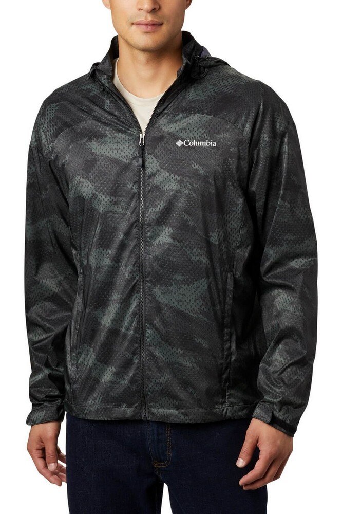Jacheta impermeabila si rezistenta la vant, Columbia Pacific Drift Wind Jacket, Gri