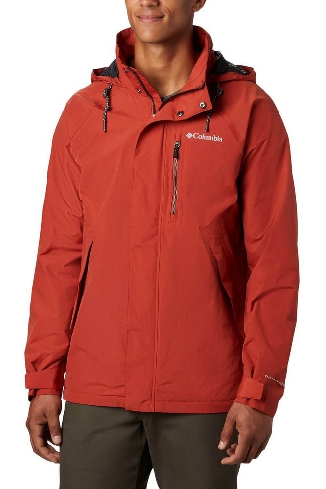 Jacheta impermeabila si rezistenta la vant, Columbia Good Ways II Jacket, Rosu