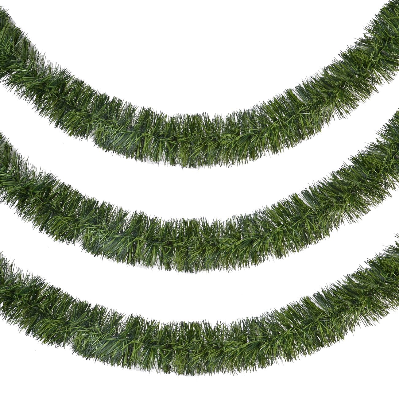 Ghirlanda decorativa brad Craciun, verde deschis, South Perfect Decor, 3 m