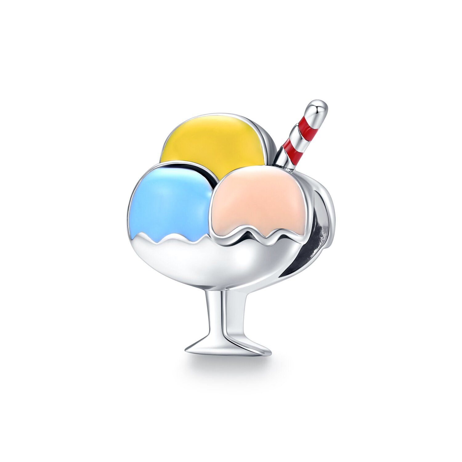 Talisman din argint Ice Cream Dessert